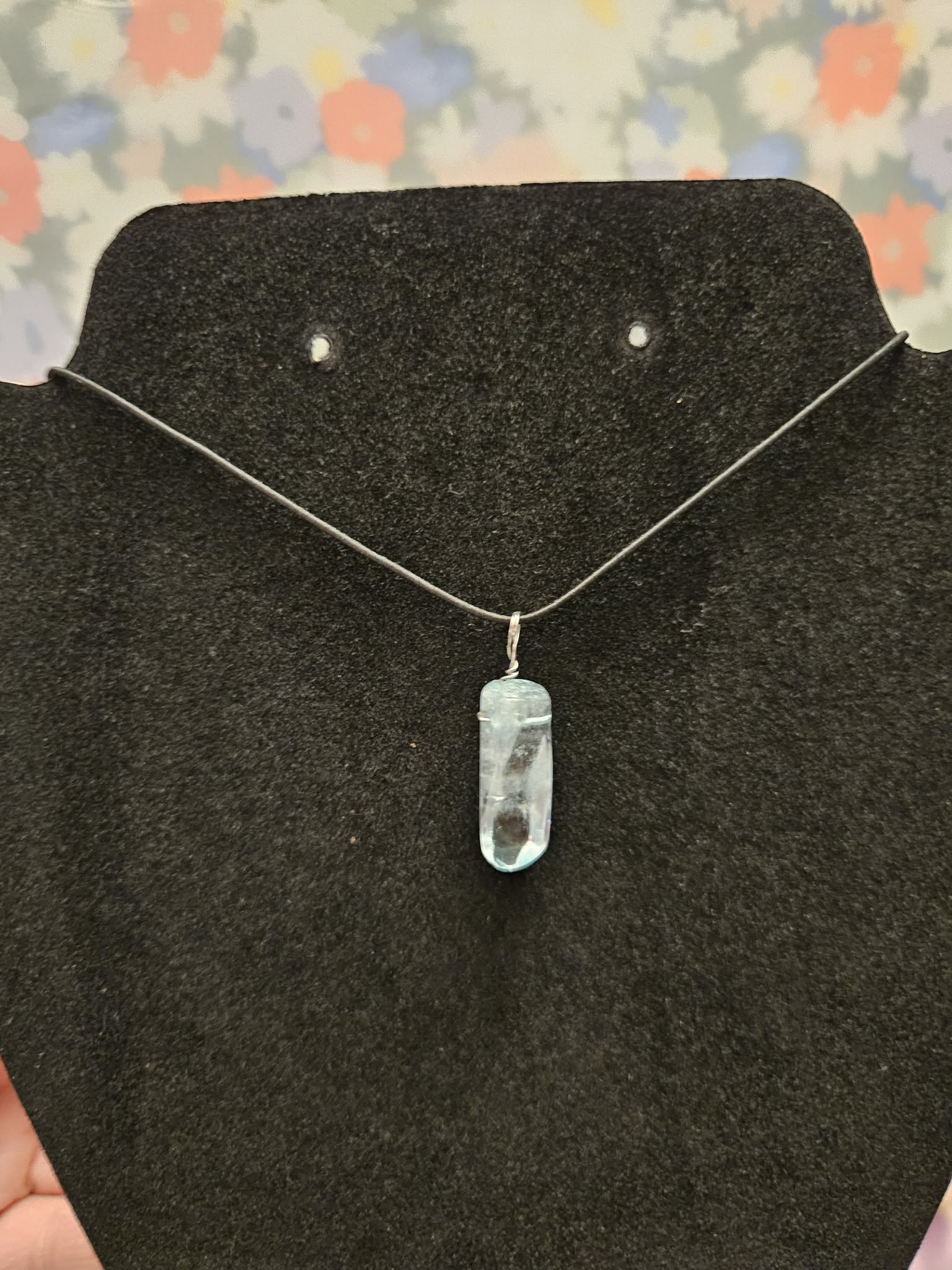 Blue crystal Necklace
