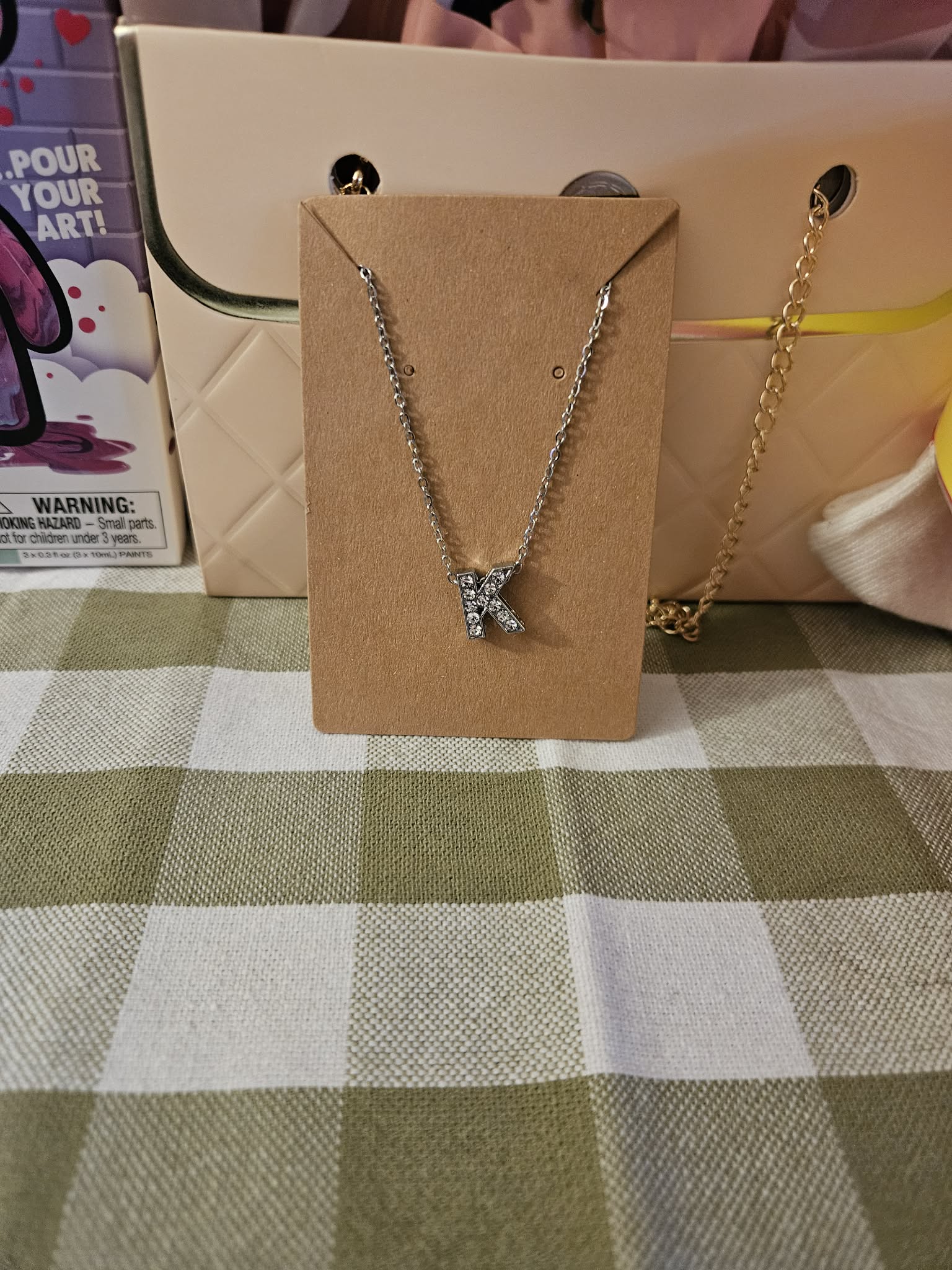 Initial pendant necklace